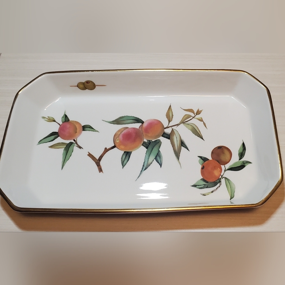 Vintage Royal Worcester Evesham Casserole Dish Baker Dish